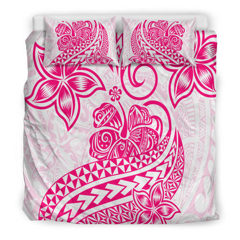 Polynesian Tribal Tattoo Retro Bedding Set Pink Screen Color LT9 - Polynesian Pride