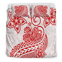 Polynesian Tribal Tattoo Retro Bedding Set Red Screen Color LT9 - Polynesian Pride