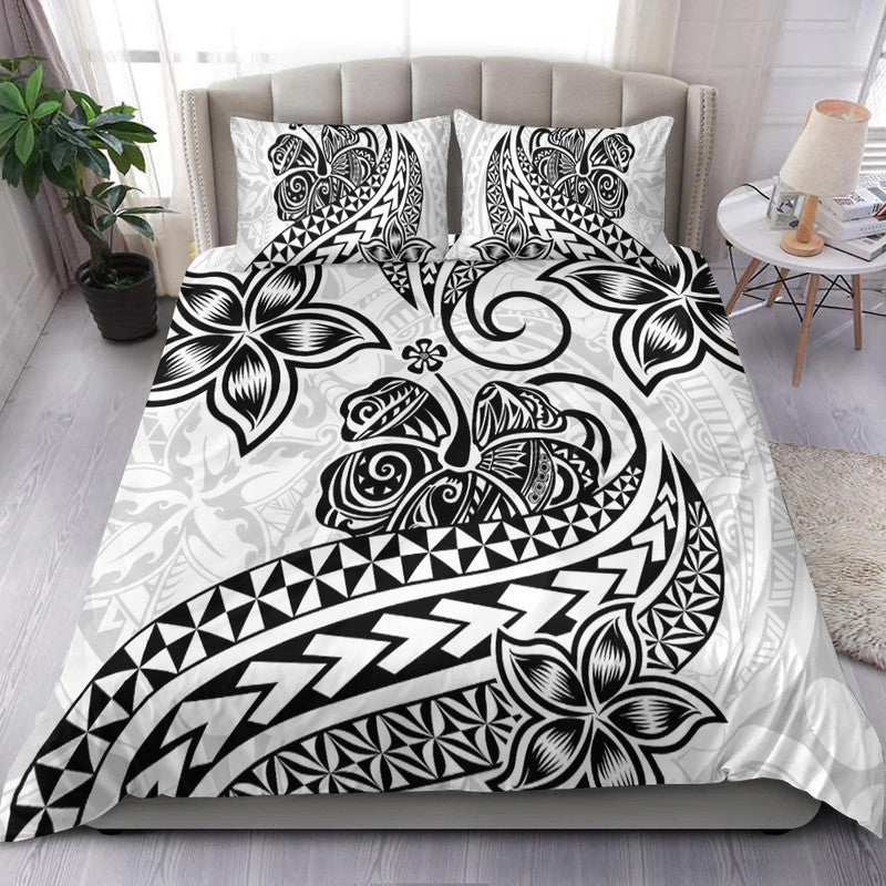 Polynesian Tribal Tattoo Retro Bedding Set Black Screen Color LT9 Black - Polynesian Pride