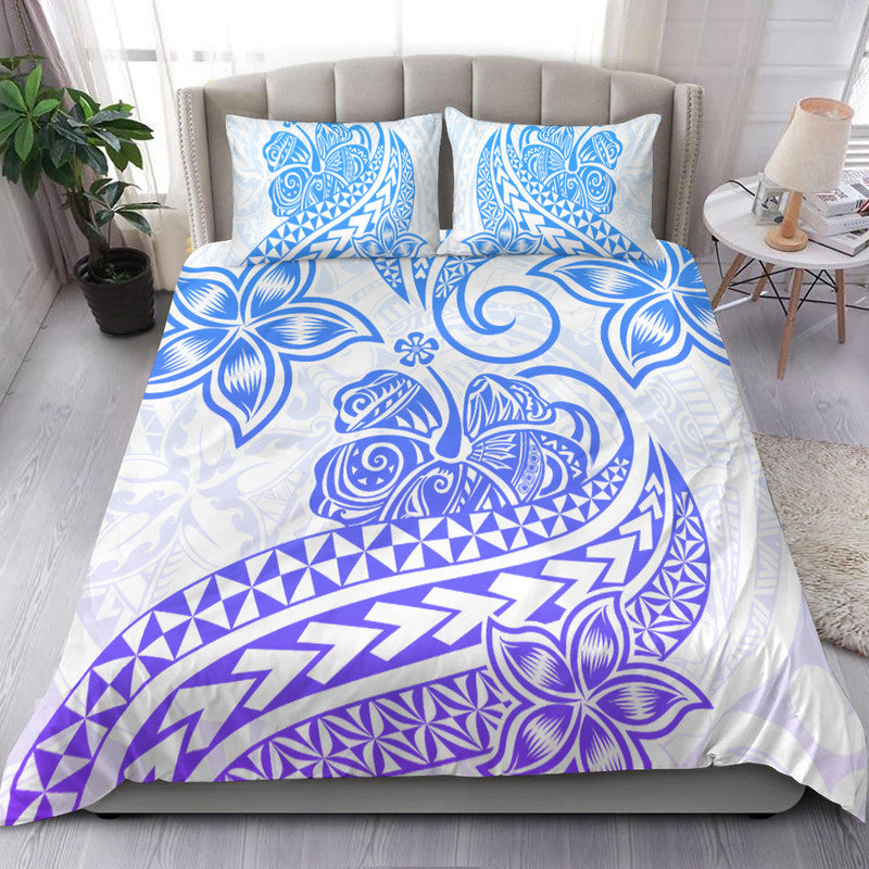 Polynesian Tribal Tattoo Retro Bedding Set Gradient 04 Screen Color LT9 Gradient - Polynesian Pride
