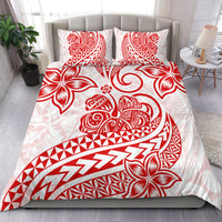 Polynesian Tribal Tattoo Retro Bedding Set Red Screen Color LT9 Red - Polynesian Pride