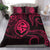 Polynesian Pride Guam With Polynesian Tribal Tattoo and Coat of Arms Bedding Set Pink Version LT9 Pink - Polynesian Pride