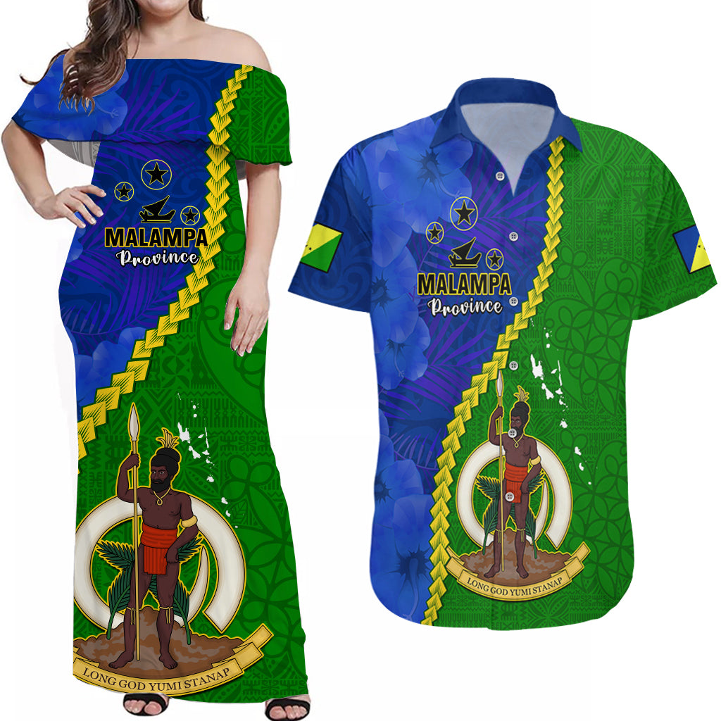 Vanuatu Malampa Province Matching Hawaiian Shirt and Dress Turtle Sand Drawing Unique Tapa LT14 Green - Polynesian Pride