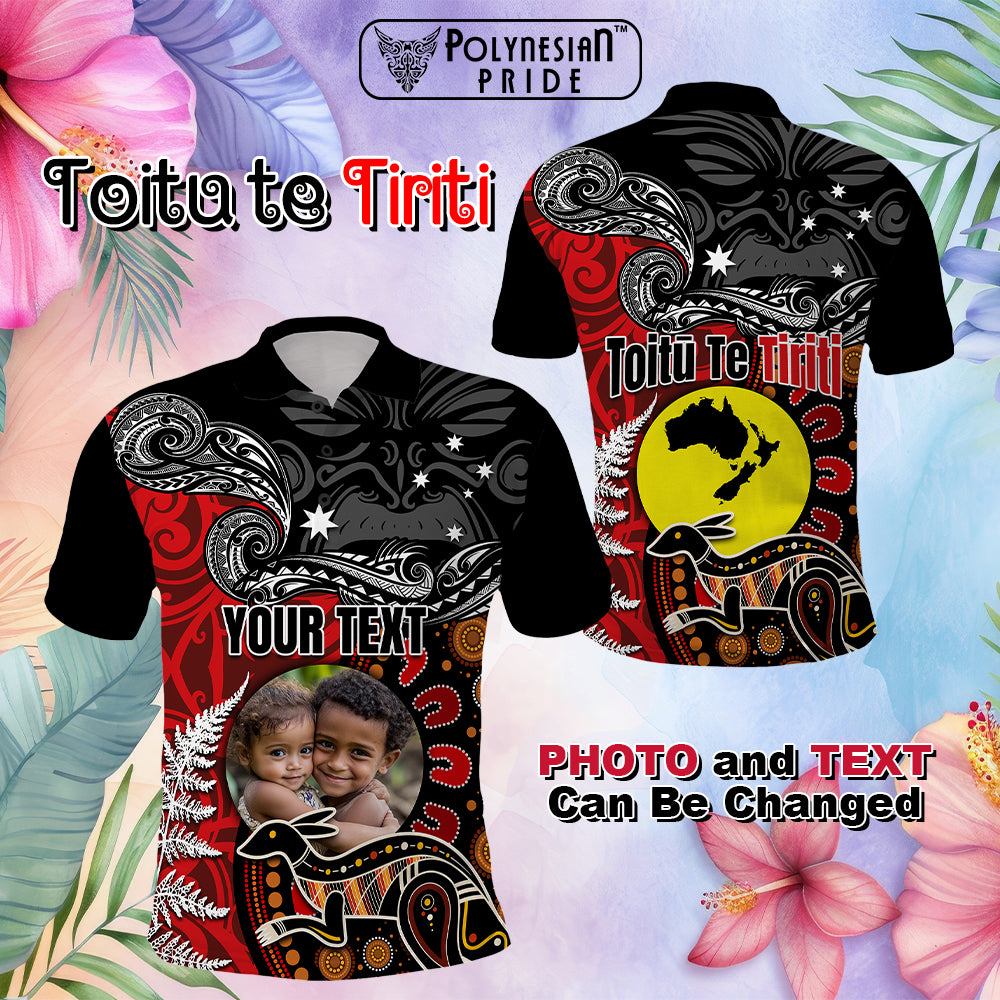 Aotearoa and Australia Toitu Te Tiriti Polo Shirt Honour the Treaty - Te Tiriti Is Us