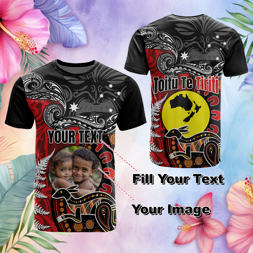 Aotearoa and Australia Toitu Te Tiriti T Shirt Honour the Treaty - Te Tiriti Is Us CTM03 - Polynesian Pride