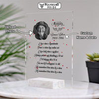 Custom Photo New Zealand ANZAC Day Memorial Acrylic Plaque We Will Remember You