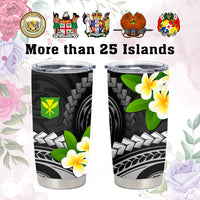 Custom AAPI Heritage Month Tumbler Cup Polynesian Tribal Tattoo