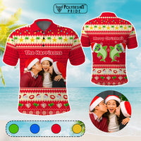 Custom Photo Polynesian Polo Shirt Beach Style