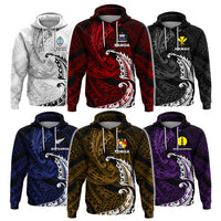 Custom AAPI Heritage Month Hoodie Polynesian Tribal Wave