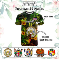 Custom Polynesian Countries T Shirt Coat Of Arms Polynesian Tribal Tattoo Shark