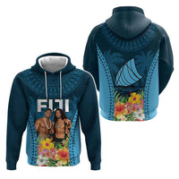 Custom Photo Fiji Day Hoodie Tropical Vibes