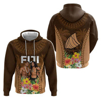 Custom Photo Fiji Day Hoodie Tropical Vibes