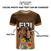 Custom Photo Fiji Day T shirt Tropical Vibes
