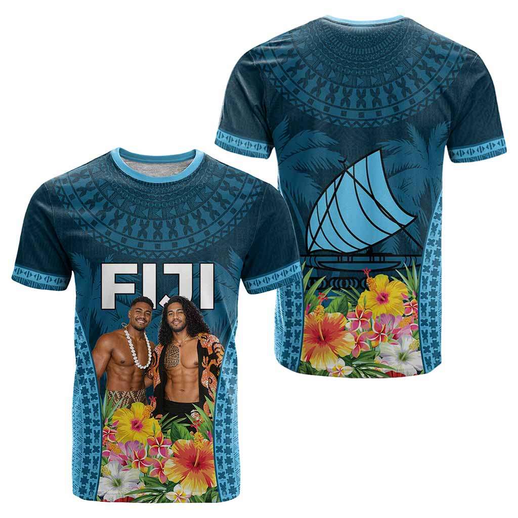 Custom Photo Fiji Day T shirt Tropical Vibes