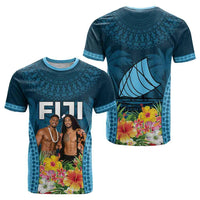 Custom Photo Fiji Day T shirt Tropical Vibes