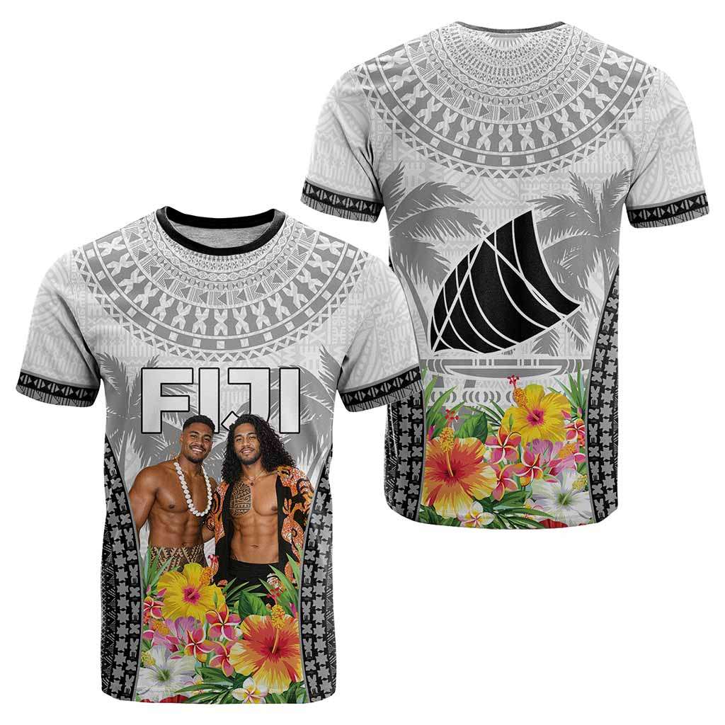 Custom Photo Fiji Day T shirt Tropical Vibes