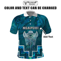 Custom New Zealand Aotearoa Iwi Polo Shirt Maori Tiki With Poutama Motifs CTM05 - Polynesian Pride