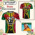 Custom Photo Vanuatu Independence Day T Shirt Pig Tusk Polynesian Pattern