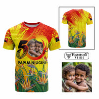 Custom Photo Papua Niugini Hapi 50th Indipendens T Shirt Year of PNG 1975-2025