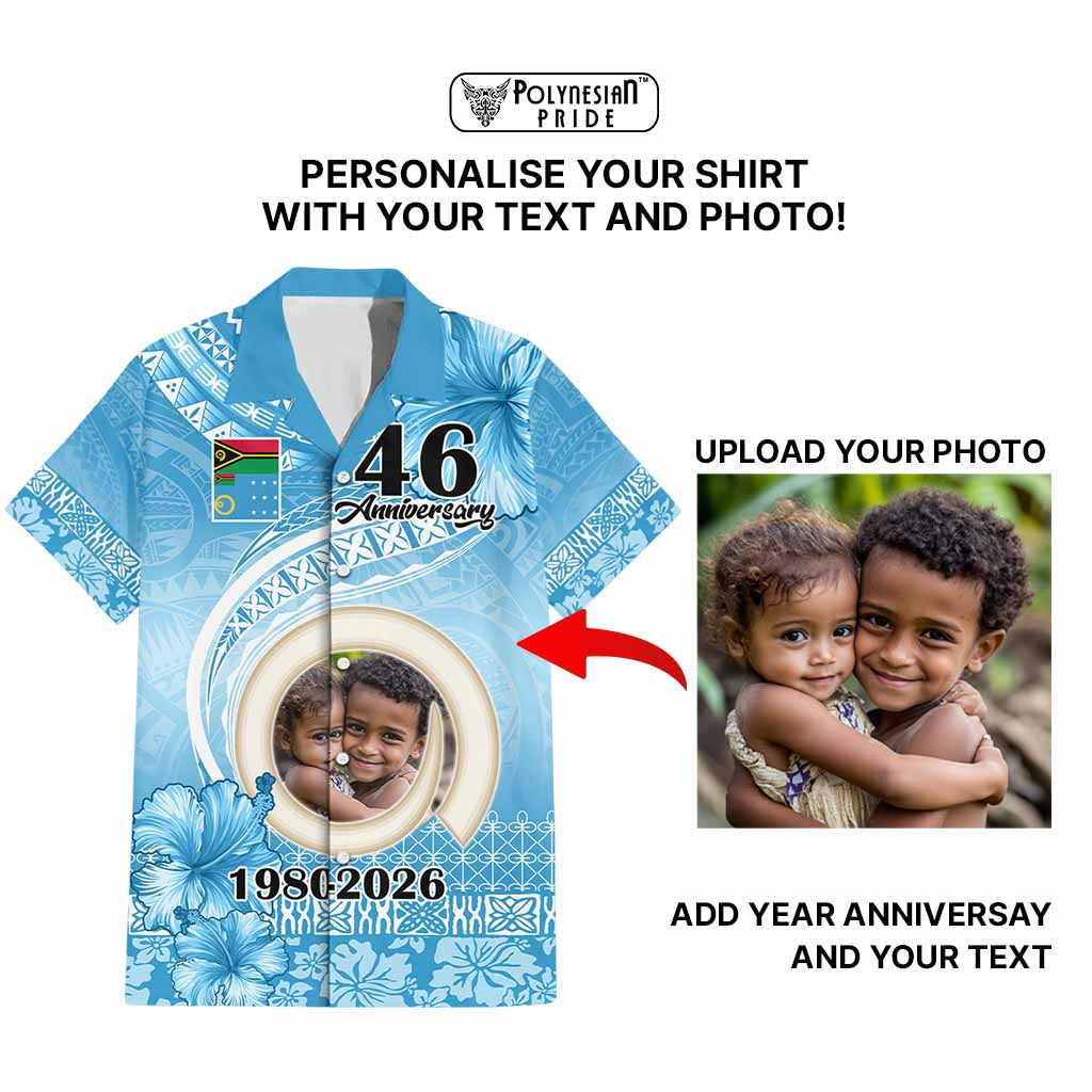 Custom Photo Sanma Province Hawaiian Shirt Vanuatu Yumi Indipendens Dei