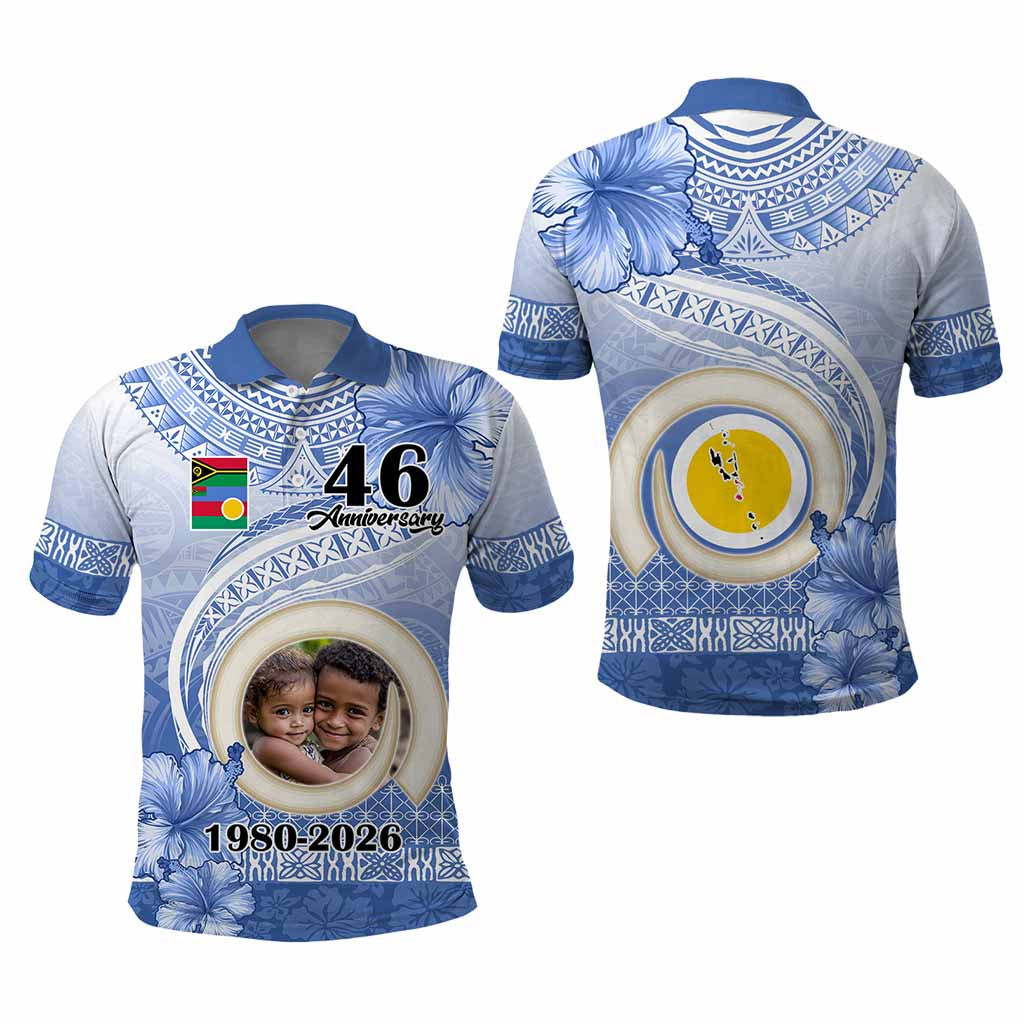 Custom Photo Shefa Province Polo Shirt Vanuatu Yumi Indipendens Dei