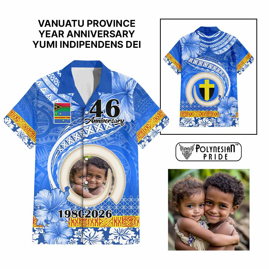 Custom Photo Tafea Province Hawaiian Shirt Vanuatu Yumi Indipendens Dei