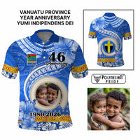 Custom Photo Tafea Province Polo Shirt Vanuatu Yumi Indipendens Dei