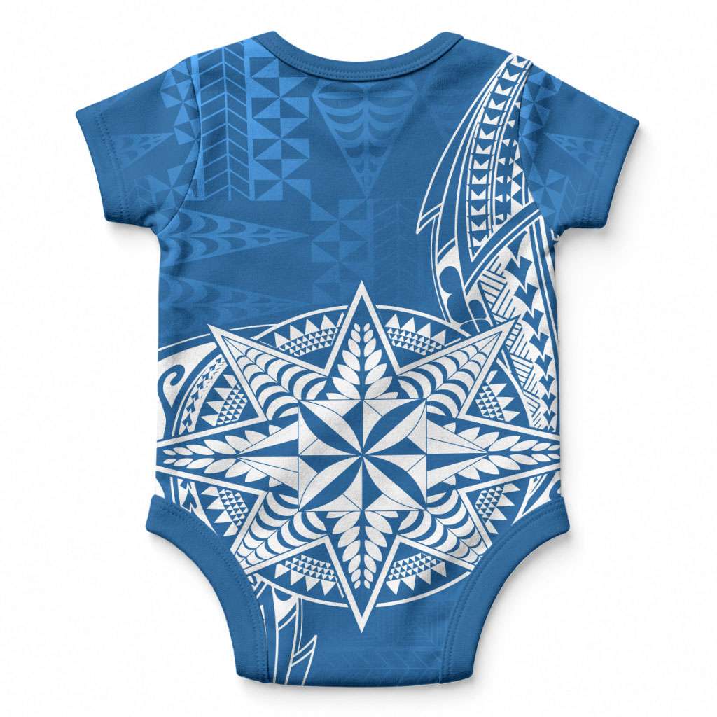 Custom Photo Tonga Polynesian Ngatu Tribal Baby Onesie CTM09 - Polynesian Pride