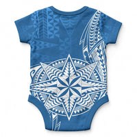 Custom Photo Tonga Polynesian Ngatu Tribal Baby Onesie CTM09 - Polynesian Pride