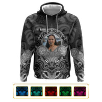 Personalised Aotearoa Iwi Photo Name Hoodie Maori Tribal Ethnic Inspired Tradition