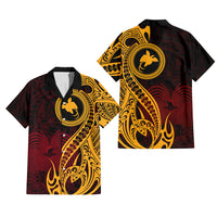Custom Provinces of Papua New Guinea Hawaiian Shirt Bird of Paradise Polynesian Tribal - Polynesian Pride