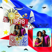 Custom Photo Philippines 1898 T Shirt Maligayang Araw ng Kalayaan