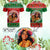 Custom Photo Aloha Hawaii Christmas T Shirt Tiki Santa Mele Kalikimaka