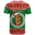 Custom Photo Aloha Hawaii Christmas T Shirt Tiki Santa Mele Kalikimaka