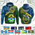 Custom Solomon Islands Provinces Hoodie Coat Of Arms With Flag Unique Version