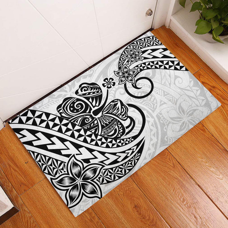 Polynesian Tribal Tattoo Retro Door Mat Black Screen Color LT9 Black - Polynesian Pride