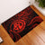 Polynesian Pride Guam With Polynesian Tribal Tattoo and Coat of Arms Door Mat Red Version LT9 Red - Polynesian Pride