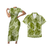 Polynesian Pride Matching Tropical Couple Outfits Hawaii Palm Leaf Green Bodycon Dress And Hawaii Shirt - Polynesian Pride