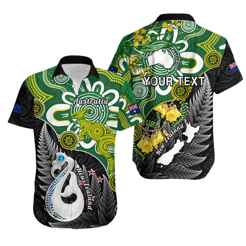 Personalised New Zealand And Australia Matching Dress and Hawaiian Shirt Aboriginal Mix Aotearoa Maori Unique LT14 - Polynesian Pride
