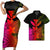 Polynesian Pride Matching Clothes For Couples Hawaii Plumeria Flowers Bodycon Dress And Hawaii Shirt - Polynesian Pride