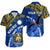 (Custom Personalised) Nauru Coat of Arms Hawaiian Shirt Polynesian With Frigatebird LT9