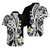 Plumeria Polynesian Matching Dress and Hawaiian Shirt Trending Black LT6 - Polynesian Pride