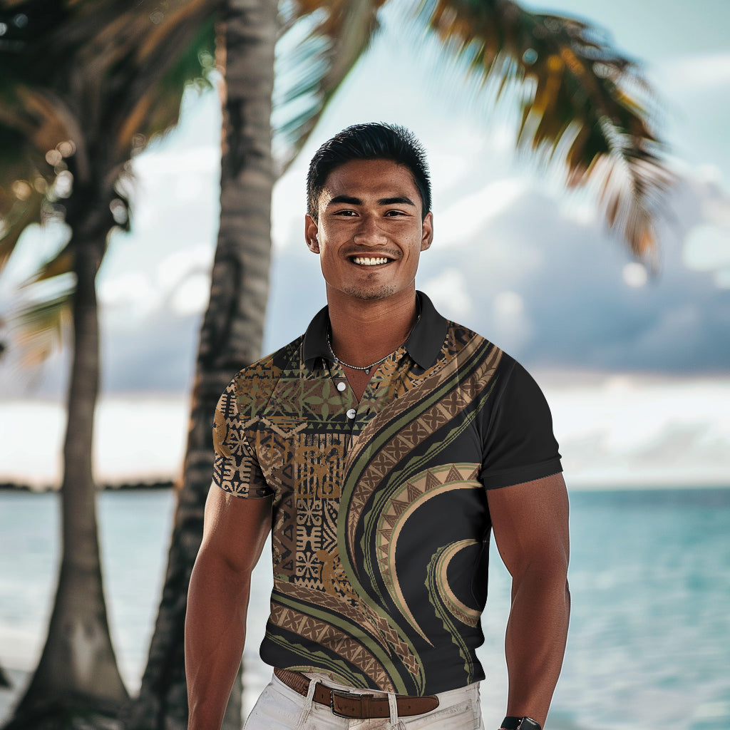 Hawaiian Hibiscus Tribal Vintage Motif Polo Shirt Ver 8 LT9