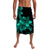 Polynesian Plumeria Flowers Lavalava Polynesian Tribal Aqua Vibe LT9 Aqua - Polynesian Pride LLC