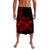 Polynesian Plumeria Flowers Lavalava Polynesian Tribal Red Vibe LT9 Red - Polynesian Pride LLC