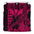 Hawaii Sea Turtle Bedding Set Polynesia Kakau with Kanaka Maoli Pink LT9 - Polynesian Pride