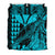 Hawaii Sea Turtle Bedding Set Polynesia Kakau with Kanaka Maoli Teal LT9 - Polynesian Pride