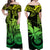 Hawaii Couple Outfit Ideas King Kamehameha Day Matching Dress and Hawaiian Shirt Paradise of the Pacific Tribal Kakau with Kanaka Maoli Lime LT9 - Polynesian Pride