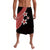 Polynesian Lavalava With Plumeria Flower Red LT6 Red - Polynesian Pride