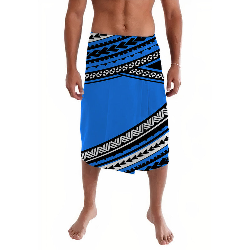 Polynesian Lavalava Simple Blue LT6 Blue - Polynesian Pride